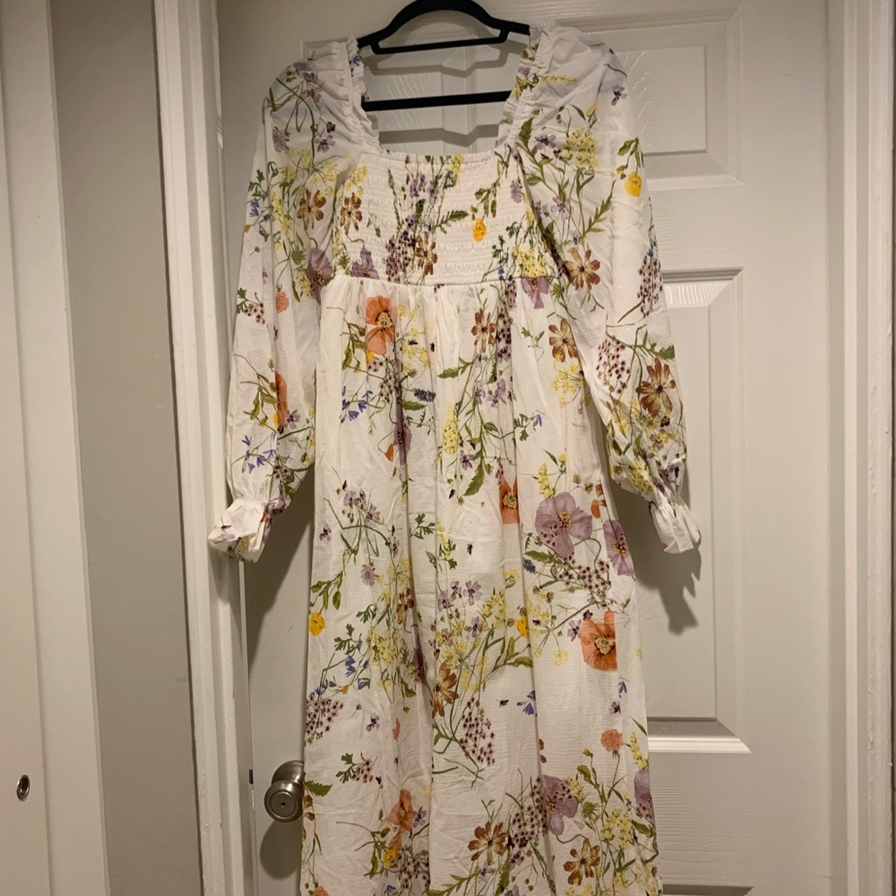 H&M new with tags organic cotton maxi dress XS